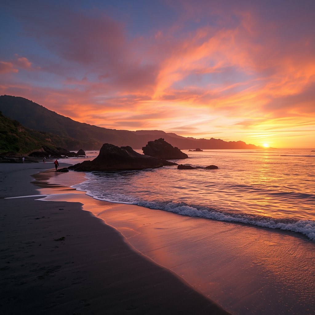 Ocean Sunset Ocean Sunset